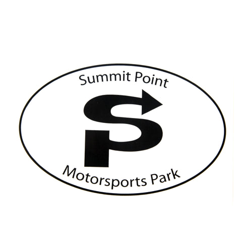 Summit Point Classic Logo 4"x6" Oval Decal