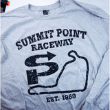 Summit Point Weathered Track Map Long-Sleeve Shirt