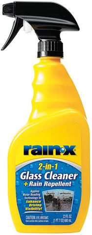 Rain-X Glass Cleaner + Rain Repellent 23-Ounce Bottle